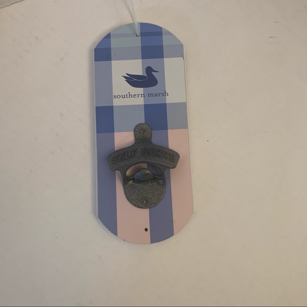 Southern Marsh Plaid Bottle Opener